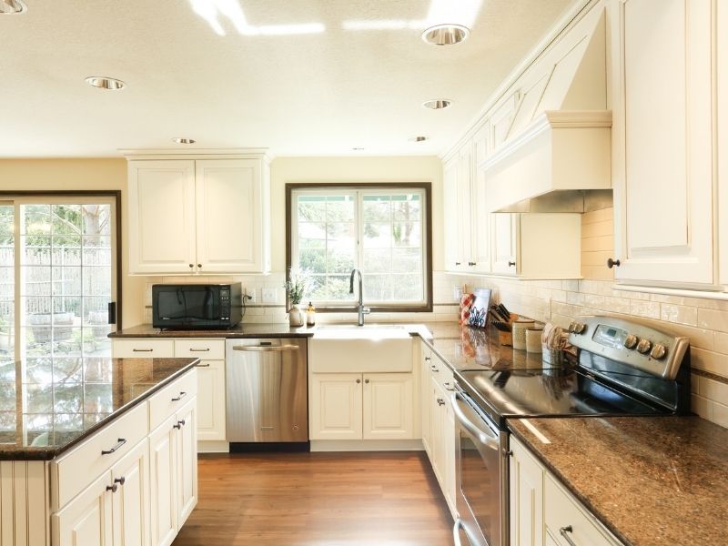 A bright, lived-in kitchen ready for a home safety assessment